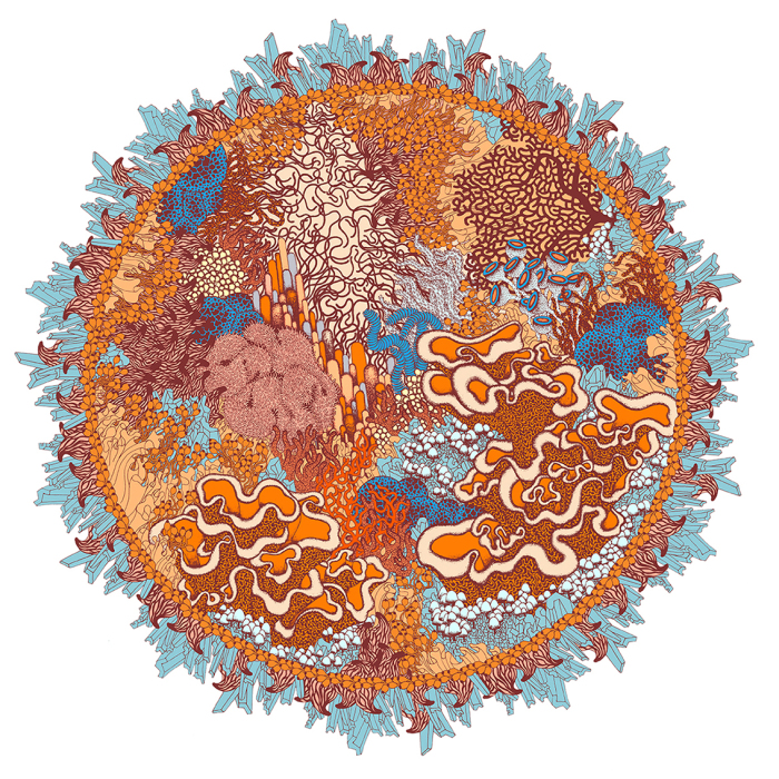 I Create Colorful Detailed Ecosystems