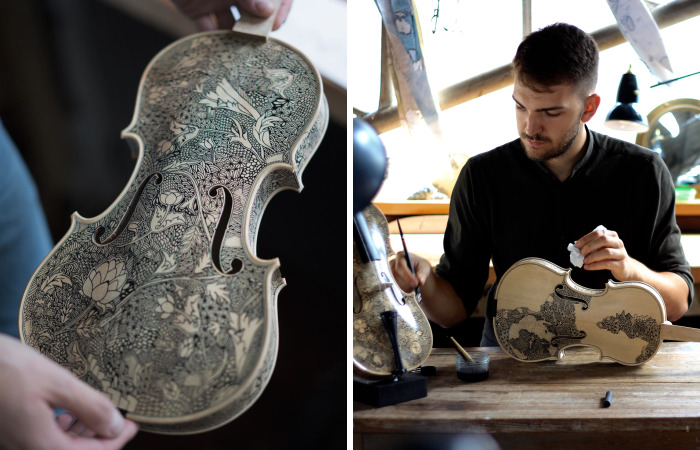 I’m The Violin Painter Who Spends Over 3 Weeks Illustrating Each One
