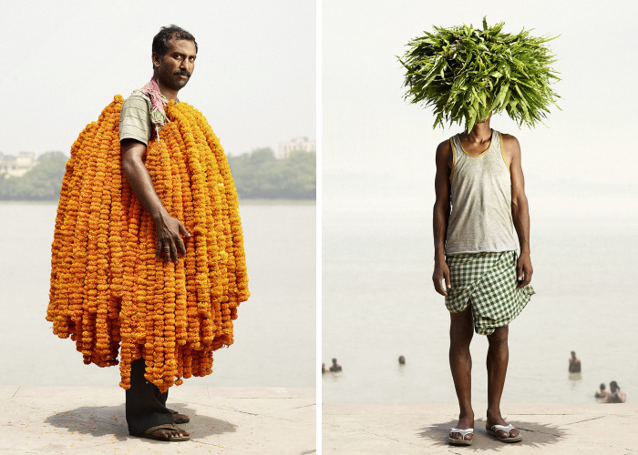 Flower Men That I Documented In Kolkata