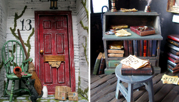 I Make Messy Miniature Scenes From Foam