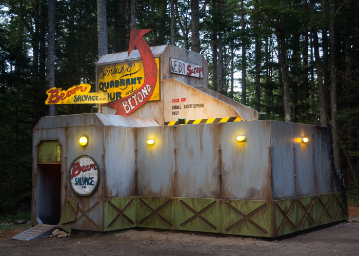 90+ Kids Built This Intergalactic Space Station In The Woods Of New Hampshire