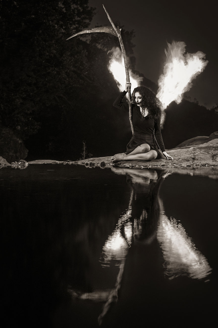 I Created Two Halloween Style Photos Without Photoshop!!