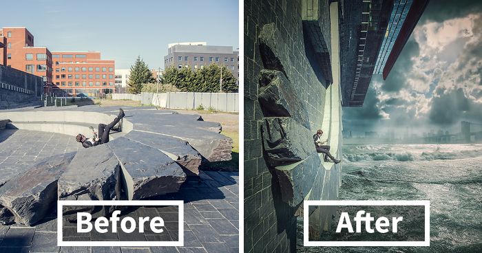 15 Before & After Images Reveal How I Turn My Ordinary Pics Into Fantasy Worlds