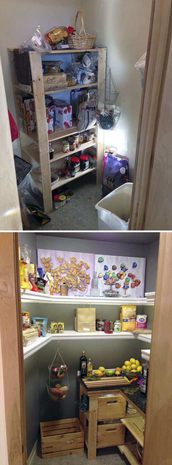 Renovated The Pantry While My Girlfriend Was Away For A Long Weekend