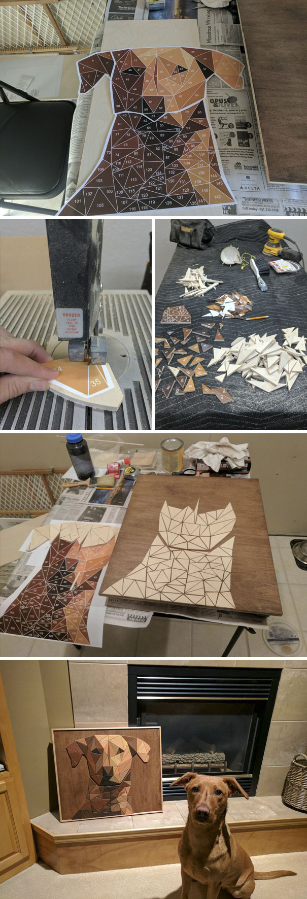 Low Poly Labrador Retriever Present For My Wife