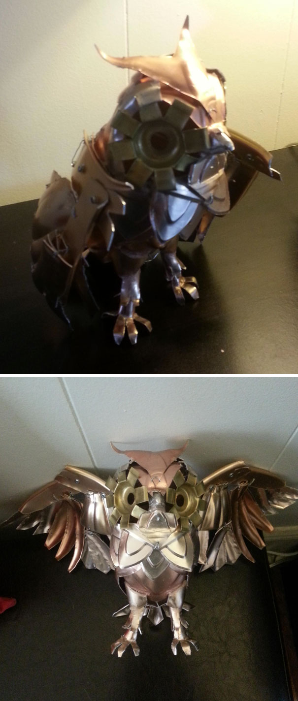 An Owl That I Made For My Girlfriend