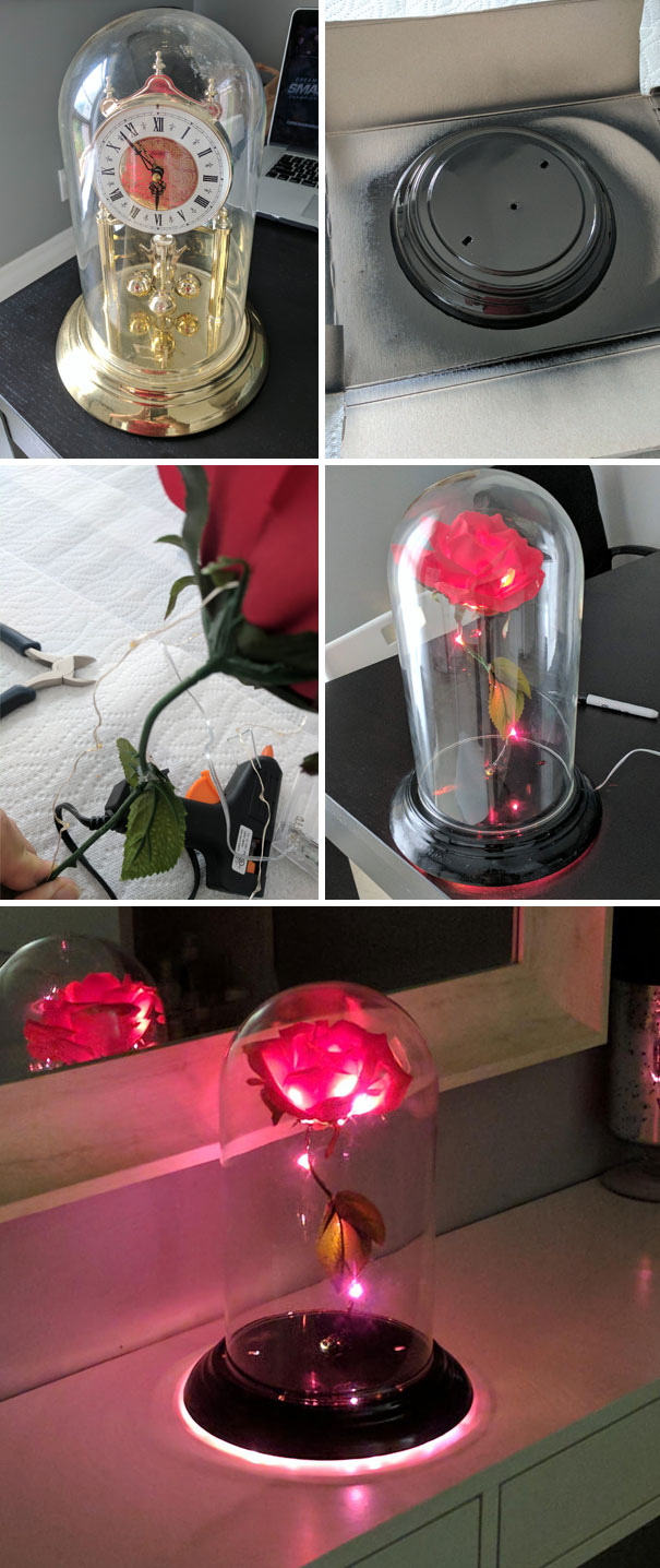 Made An Enchanted Rose For My Wife