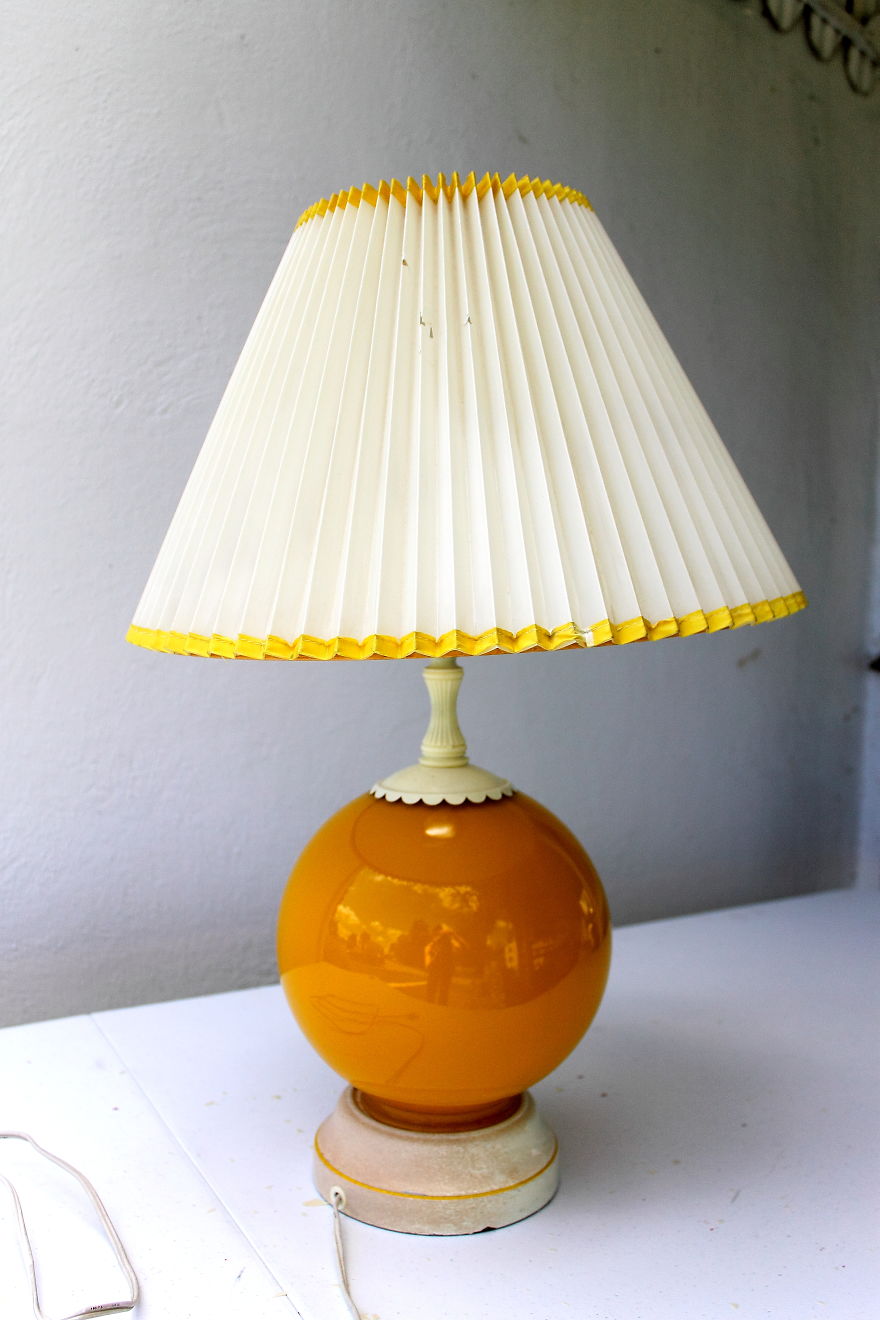I Gave This Lamp A Makeover With Wallpaper Samples And A Necktie