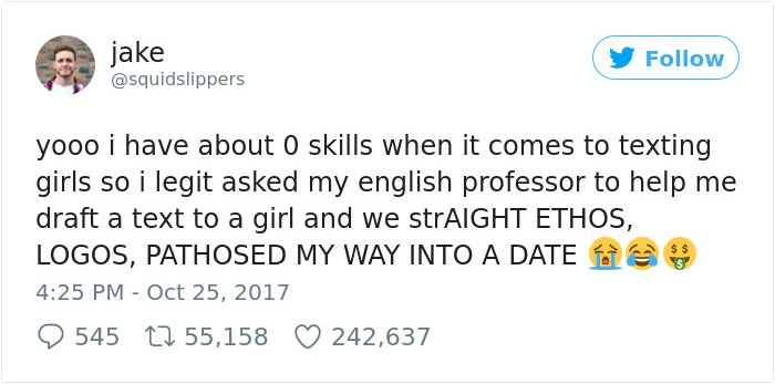 Guy Asks His Professor How To Get A Date, Gets Surprised When His Technique Works Out Guy Asks His Professor How To Get A Date, Gets Surprised When His Technique Works Out