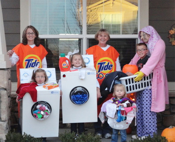 The Laundry Crew Standing Together