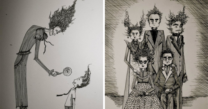 I Drew October Scenes To Cope With Insomnia