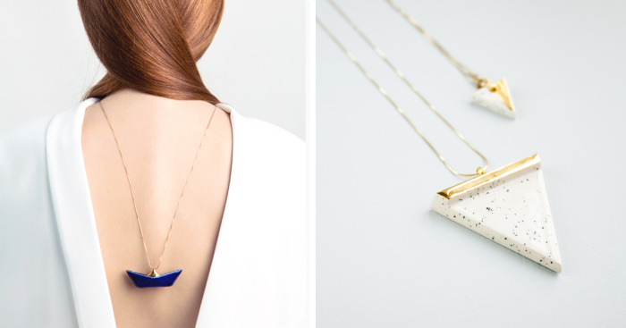 I Made This Minimalist Geometric Ceramic Jewelry