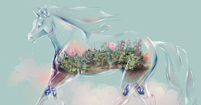 I Draw Animals As Beautiful Glass Terrariums