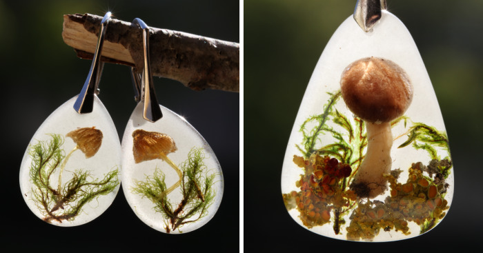 I Capture The Beauty Of Woodlands And Meadows In Resin Jewelry
