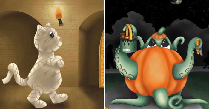 I’m A Children’s Illustrator Who Is Participating In Drawlloween 2017