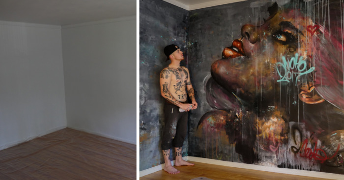 I Spent Less Than $300 Transforming A Boring Apartment Into A Creative Paradise