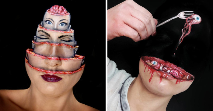 Makeup Artist Turns Herself Into Monsters From Your Most Terrifying NightmaresMakeup Artist Turns Herself Into Monsters From Your Most Terrifying Nightmares