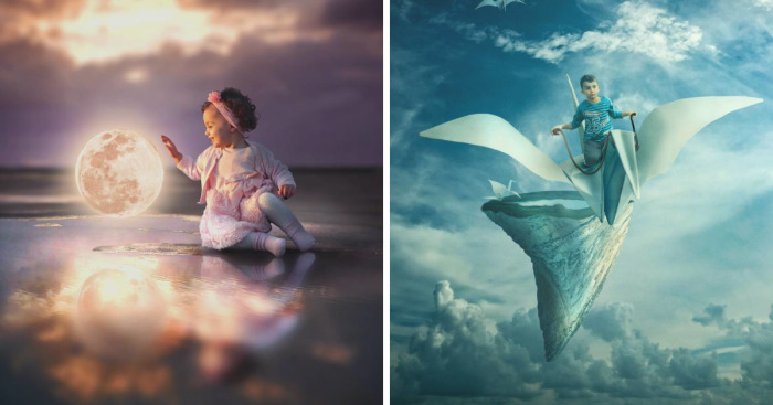 I Took Photos Of My Family And Digitally Edited Them Into A Crazy Fantasy Land