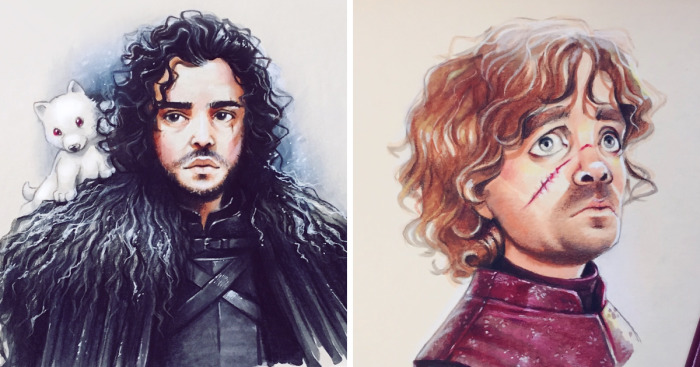 I Draw Cartoon Versions Of Game Of Thrones Characters