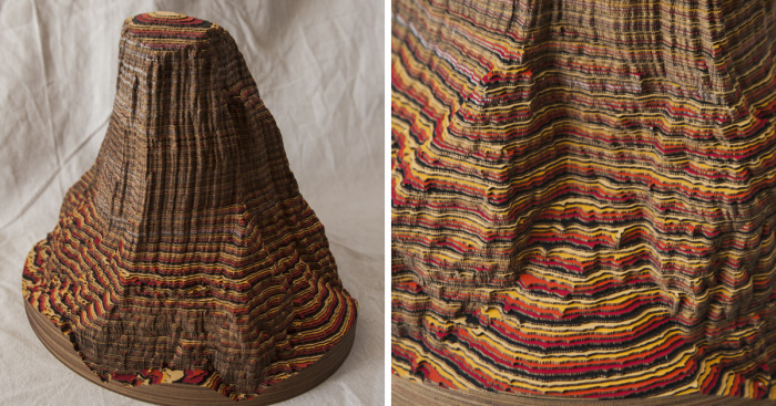 I Made A Super Detailed Psychedelic Model Of Devils Tower