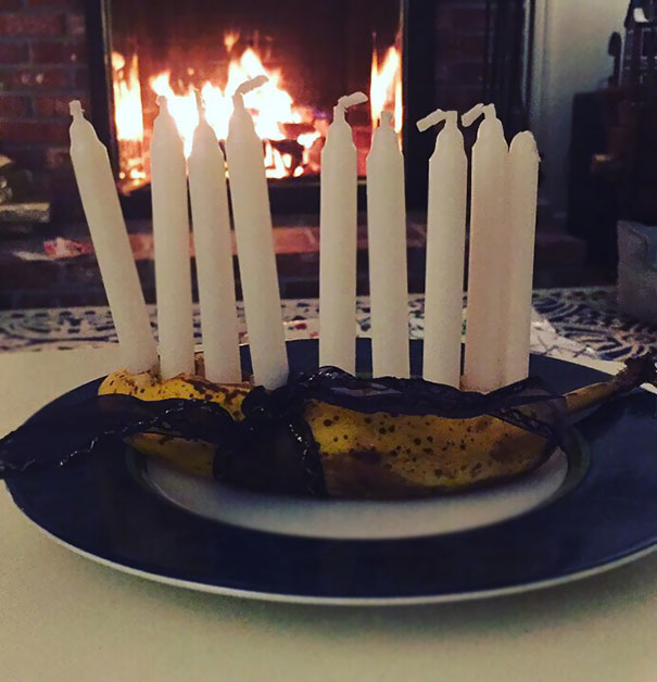 Told My Boyfriend's Mom It Was The First Night Of Hanukkah And She Made Me This While I Was Out Of The Room