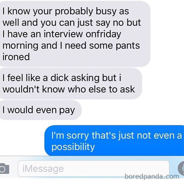 That's Not A Possibility