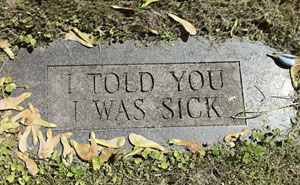 30 Funny Tombstones By People With An Undying Humor