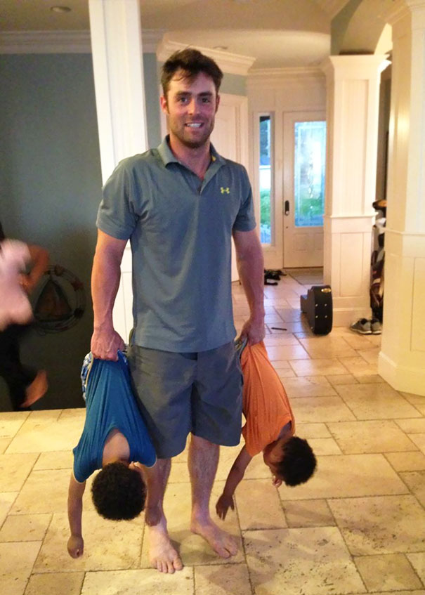 The Way This Uncle Carries His Nephews