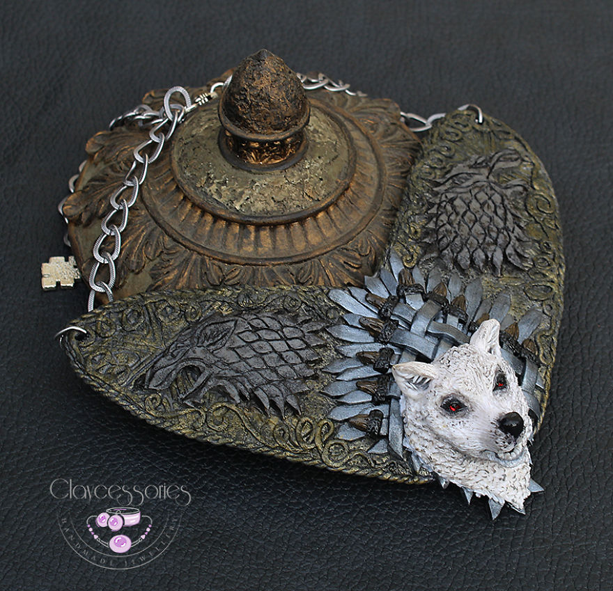 I Use Polymer Clay To Create Necklaces Inspired By Game Of Thrones