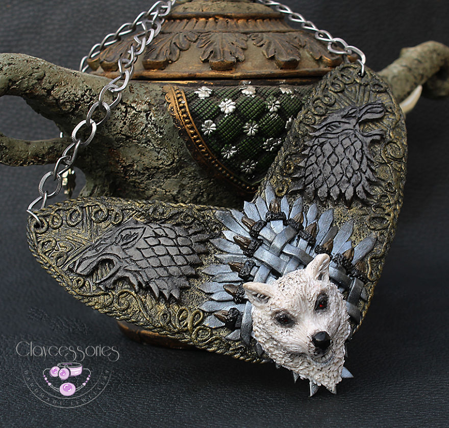 I Use Polymer Clay To Create Necklaces Inspired By Game Of Thrones