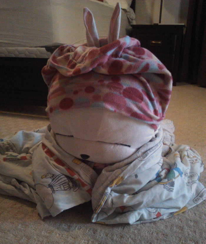 After Leaving Her Favorite Toy With God-Father Who Lives Alone, Girl Asks If He's Having Fun - Here's His Response After Leaving Her Favorite Toy With God-Father Who Lives Alone, Girl Asks If He's Having Fun - Here's His Response