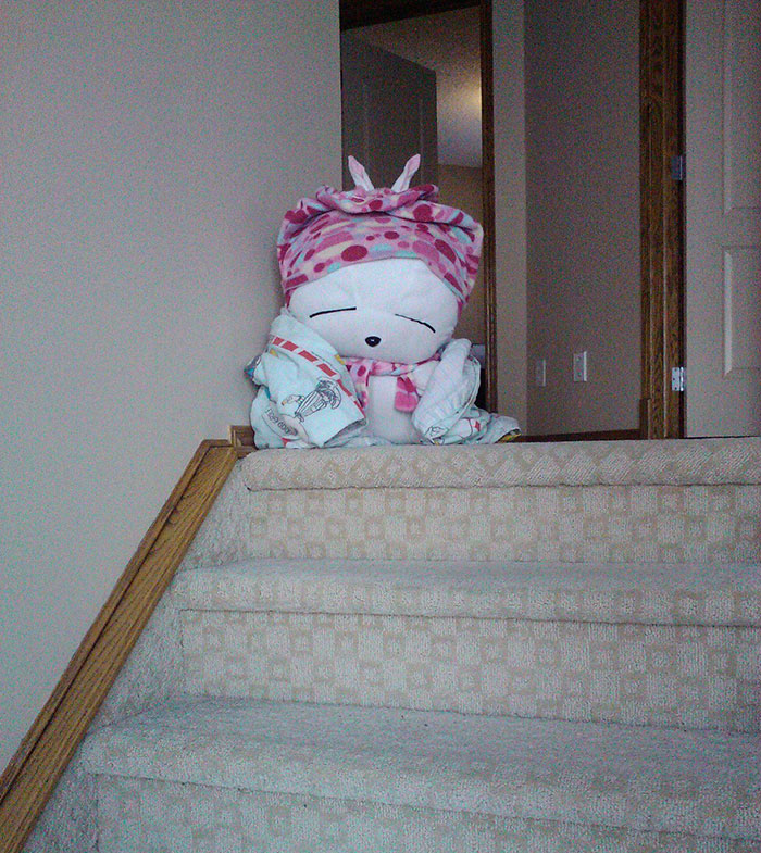 After Leaving Her Favorite Toy With God-Father Who Lives Alone, Girl Asks If He's Having Fun - Here's His Response After Leaving Her Favorite Toy With God-Father Who Lives Alone, Girl Asks If He's Having Fun - Here's His Response