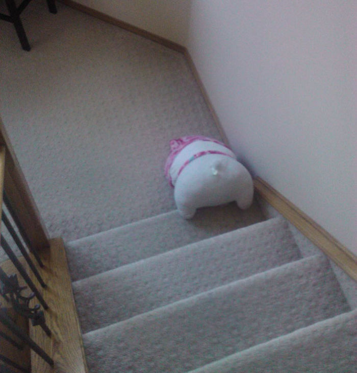 After Leaving Her Favorite Toy With God-Father Who Lives Alone, Girl Asks If He's Having Fun - Here's His Response After Leaving Her Favorite Toy With God-Father Who Lives Alone, Girl Asks If He's Having Fun - Here's His Response