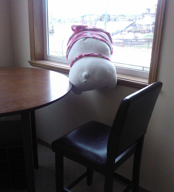 After Leaving Her Favorite Toy With God-Father Who Lives Alone, Girl Asks If He's Having Fun - Here's His Response After Leaving Her Favorite Toy With God-Father Who Lives Alone, Girl Asks If He's Having Fun - Here's His Response