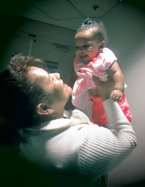 My Mother Finally Met Her Granddaughter Today. Here She Is Holding Her For The First Time