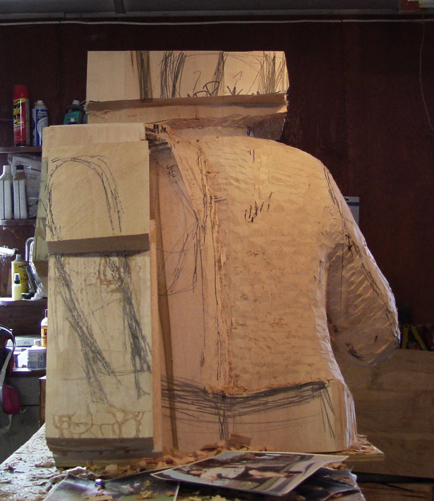 I Made This Wood Sculpture Of Gut Check I Made This Wood Sculpture Of Gut Check