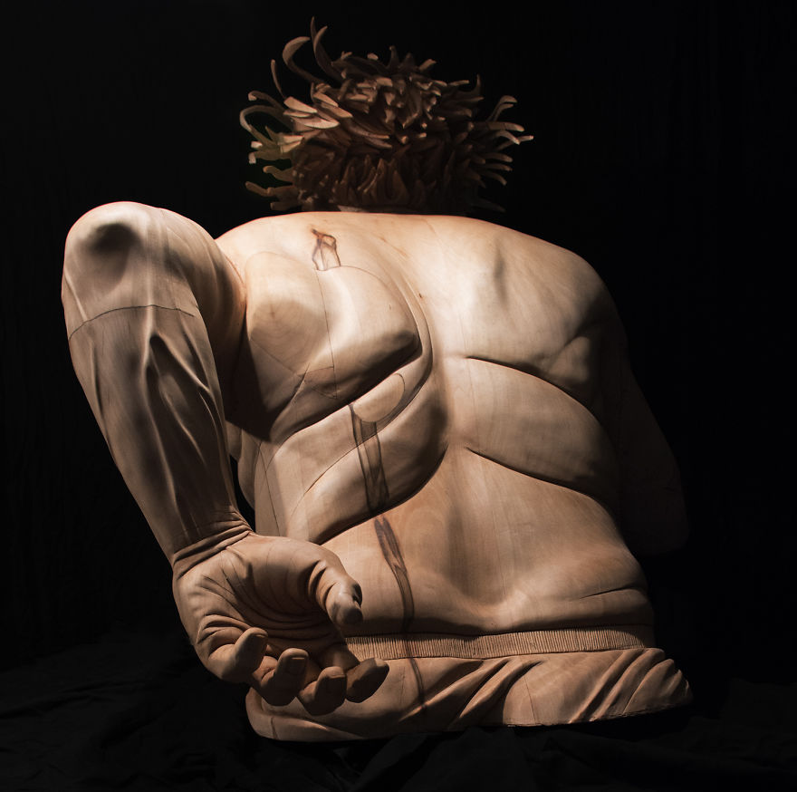 I Made This Wood Sculpture Of Gut Check I Made This Wood Sculpture Of Gut Check