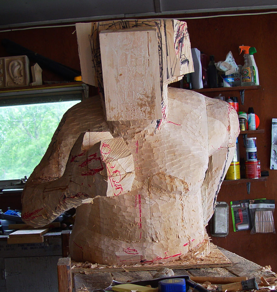 I Made This Wood Sculpture Of Gut Check I Made This Wood Sculpture Of Gut Check