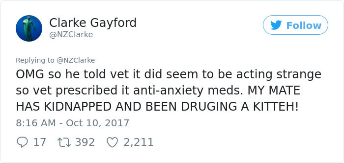 Man Accidentally Kidnaps Neighbour's Cat Thinking It Was His, And It Escalates Hilariously Man Accidentally Kidnaps Neighbour's Cat Thinking It Was His, And It Escalates Hilariously