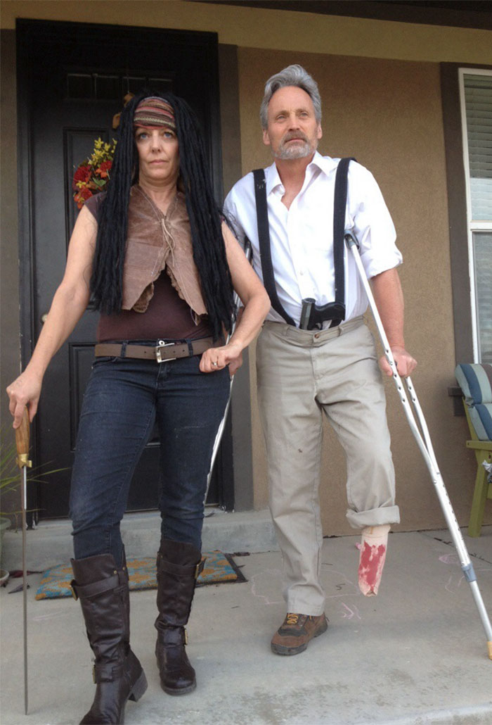 Hershel And Michone From Walking Dead