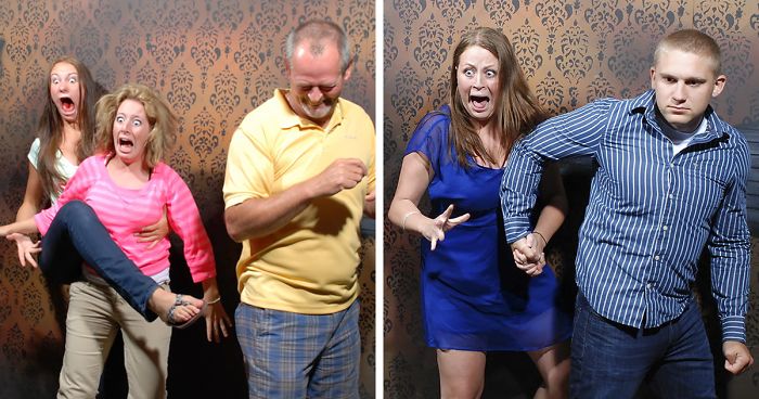 100 Hysterical Moments When People Got Scared To Death At A Haunted House, Caught By A Secret Cam