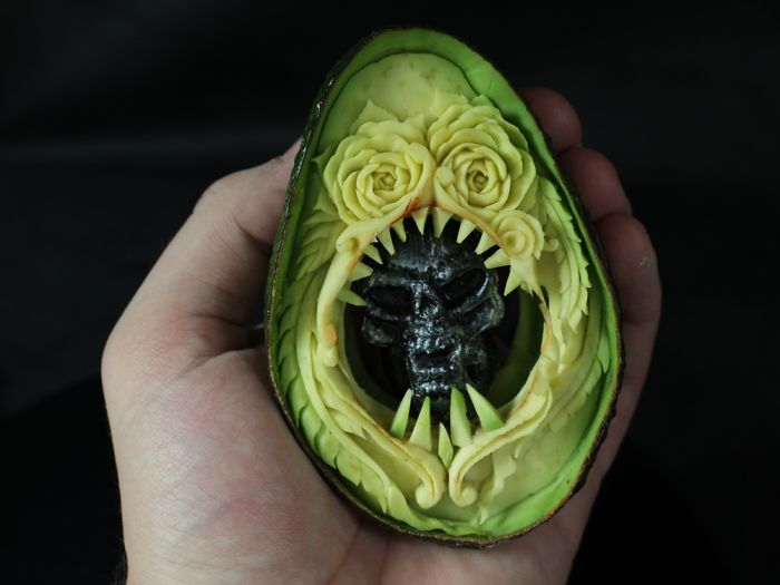 I Hand-Carved These Avocados For Halloween I Hand-Carved These Avocados For Halloween