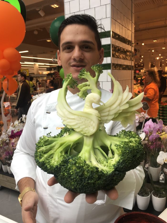 I Have Transformed A Broccoli Into Magnificent Swan
