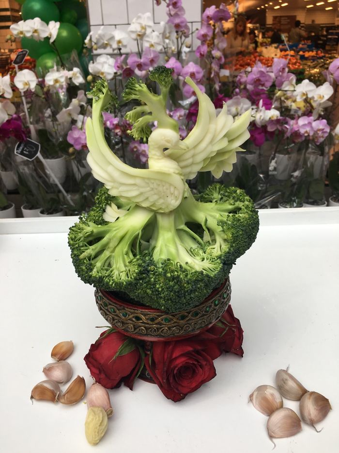 I Have Transformed A Broccoli Into Magnificent Swan