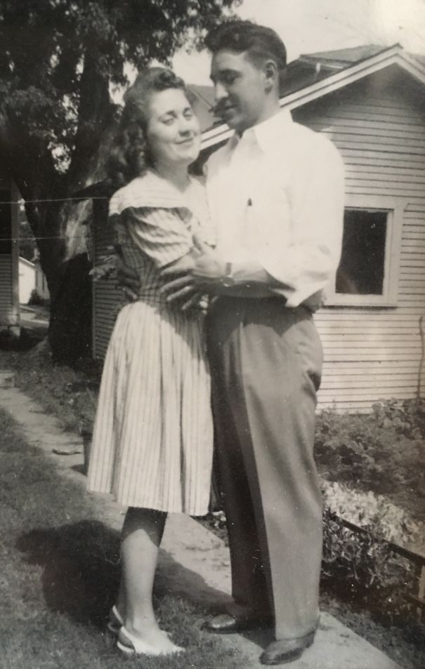 That Look! My Grandparents In Love. Somewhere Around 1945.