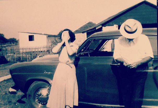 My Grandparents In A Candid Moment Of Laughter At The Country House In 1938
