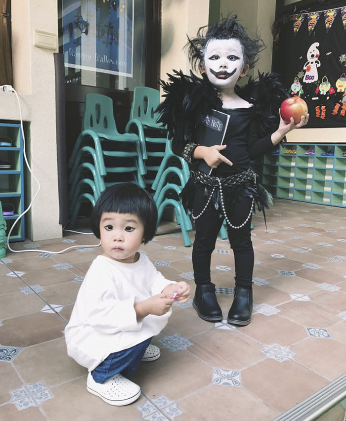 Taiwanese Kindergartner Who Won Last Year's Halloween With No-Face Costume Surprises Everyone Again Taiwanese Kindergartner Who Won Last Year's Halloween With No-Face Costume Surprises Everyone Again