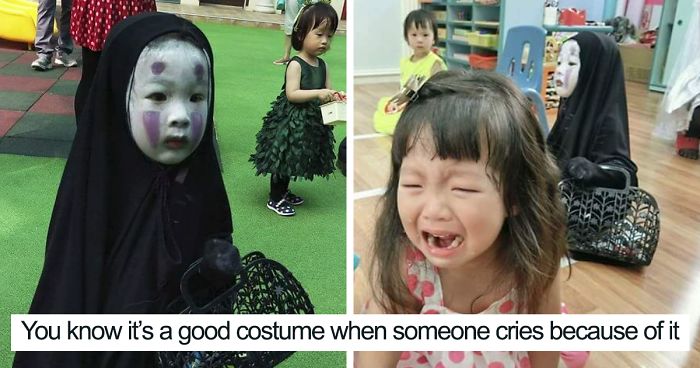 Taiwanese Kindergartner Who Won Last Year’s Halloween With No-Face Costume Surprises Everyone Again