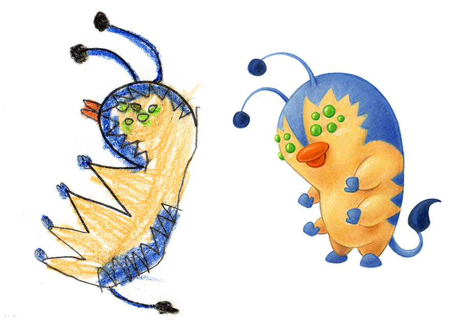 I Spent The Summer Drawing 150 Monsters Based On Kid Drawings