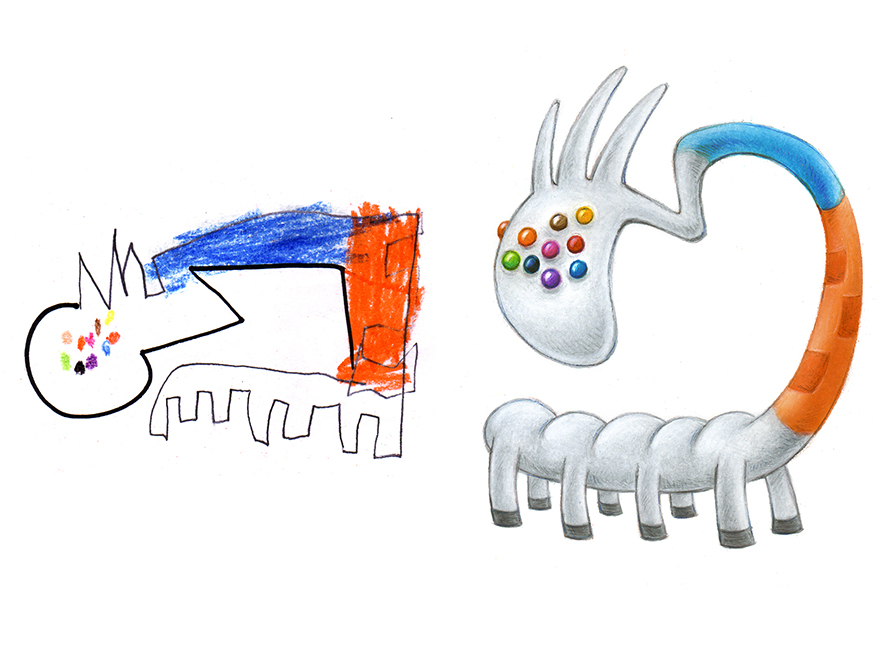 I Spent The Summer Drawing 150 Monsters Based On Kid Drawings
